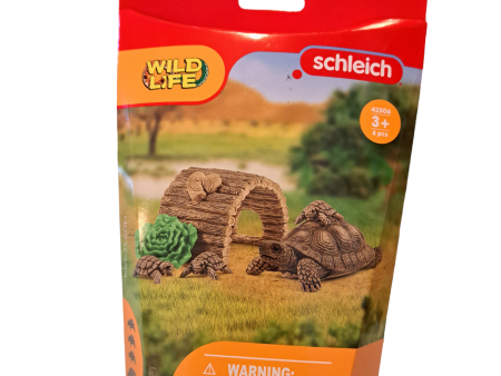 Schleich Wildlife - Tortoise Family Discount