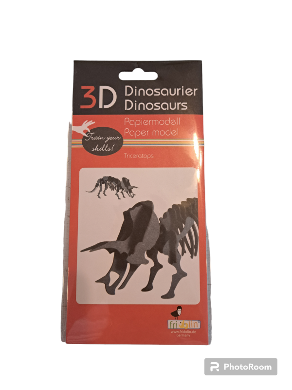 3D Paper Model - Triceratops Supply