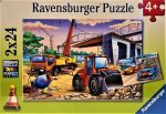 Ravensburger Puzzle 2x24pc Construction and Cars Cheap